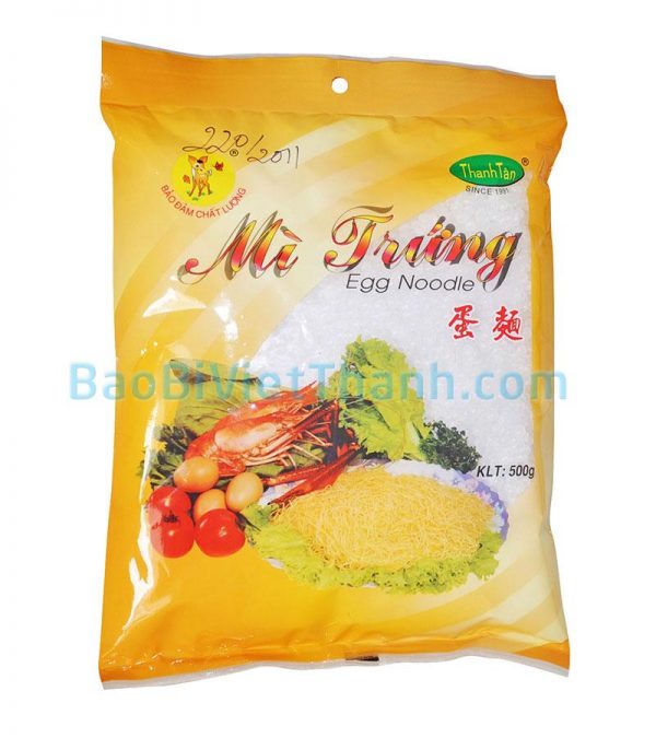 Bao bì mì gia vị - Mì Trứng