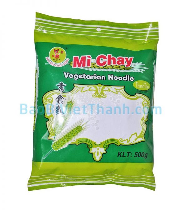 Bao bì mì gia vị - Mì chay